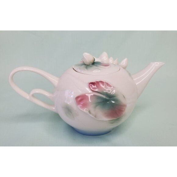 Franz Porcelain Miniature Teapot FZ00816 - Picture 6 of 13